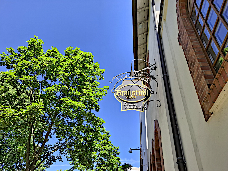 Das Restaurant Braustübl nahe des Darmstädter Hauptbahnhofs